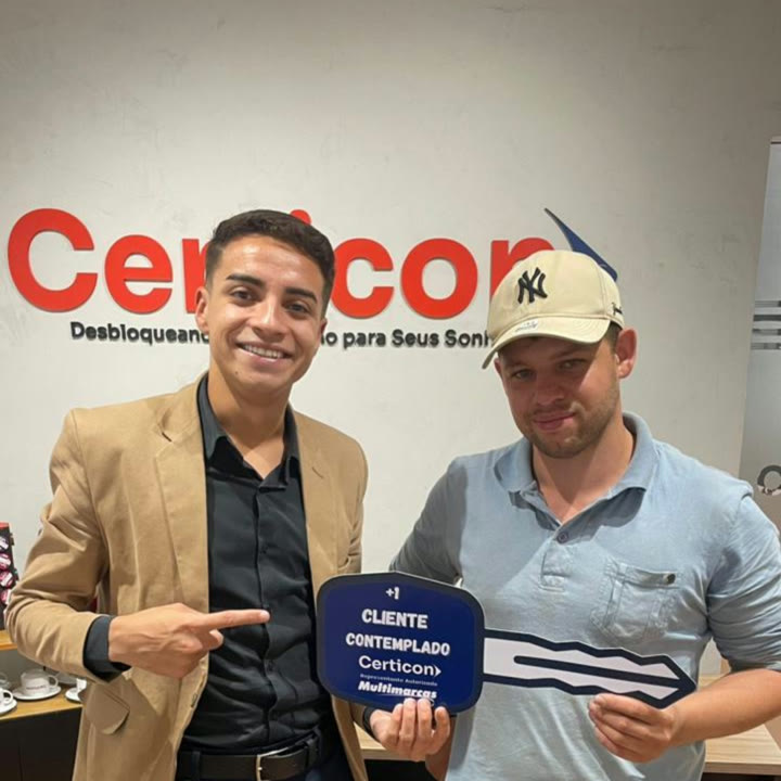 Cliente contemplado com veículo pela Certicon
